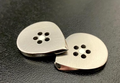 Titanium Jazz Guitar Pick with Grip Holes and Glow Material – Durable, Matte Finish Plectrum