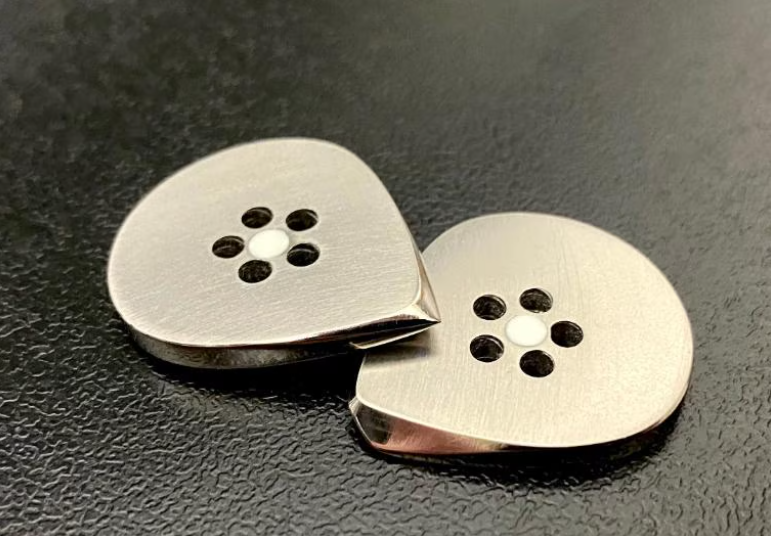 Titanium Jazz Guitar Pick with Grip Holes and Glow Material – Durable, Matte Finish Plectrum