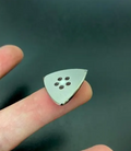Titanium Hybrid Guitar Pick with Grip Holes, Glow Material