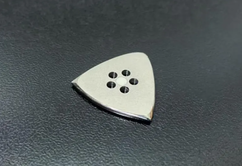 Titanium Hybrid Guitar Pick with Grip Holes, Glow Material