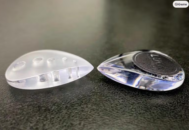 Handcrafted Teardrop Polycarbonate Guitar Plectrum – Rhythm Playing Tool