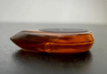 Handcrafted Amber Ultem Jazz Guitar Pick – Thick Plectrum for Guitarists