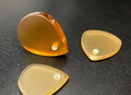 Luminous Ultem Guitar Pick – Glowing Amber Plectrum