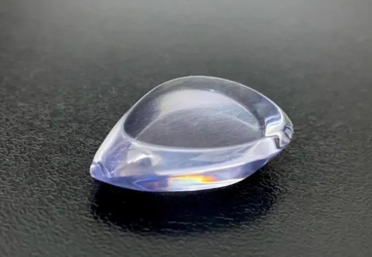 Crystal Clear Guitar Pick – Teardrop Multi-Angle Playable Plectrum – Warm Tone & High Gloss Finish