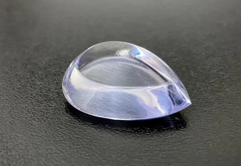 Crystal Clear Guitar Pick – Teardrop Multi-Angle Playable Plectrum – Warm Tone & High Gloss Finish