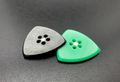 Triangle Guitar Pick (2mm/3mm) – Ultra-Durable UHMWPE – Black & Green