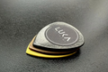 Flow Guitar Pick – Durable UHMWPE, Black/Green Colors