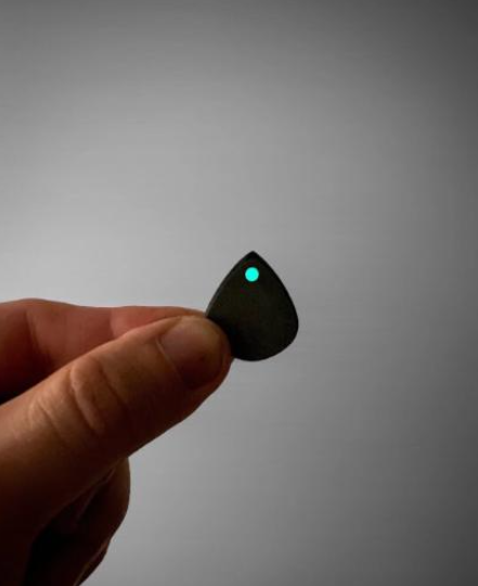 Glow-in-the-Dark UHMWPE Guitar Pick – Jazz or Flow Shape, Musician Gift