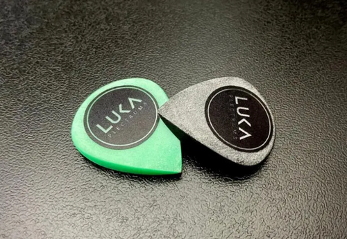 6mm Thick Jazz Guitar Pick – UHMWPE Material, Enhanced Grip, Warm Tone