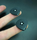 PEEK Guitar Pick: Flow Jazz XL, Glow-in-the-Dark, Matte Finish, Musician Tool