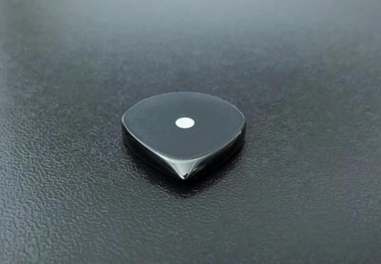 Black PEEK Jazz Guitar Pick – Aggressive Attack, Matte Finish, Guitarist Gift