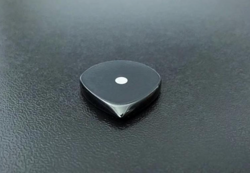 Black PEEK Jazz Guitar Pick – Aggressive Attack, Matte Finish, Guitarist Gift