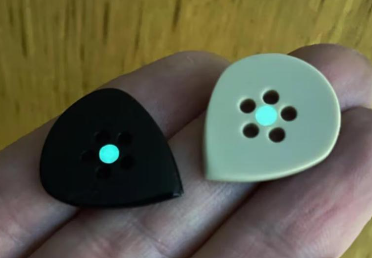Handmade PEEK Jazz Guitar Pick – Aggressive Attack, Bright Sound