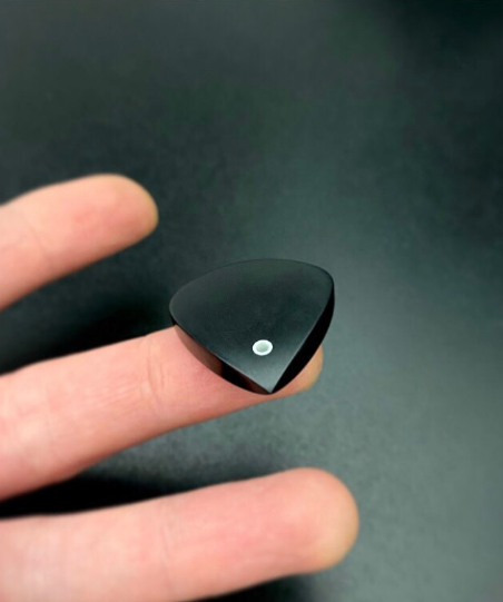TORLON, PEEK Guitar Pick with Glow Hole – Matte Finish, Polished Edges, Shredding Tool