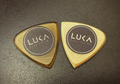 Handcrafted Hybrid Guitar Pick: PEEK or ULTEM Plastic, Dual-Tip Design