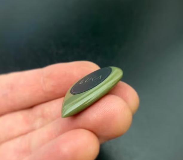 Handcrafted Acrylic Jazz Guitar Pick, Unique Kirinite Plectrum, Custom Designs