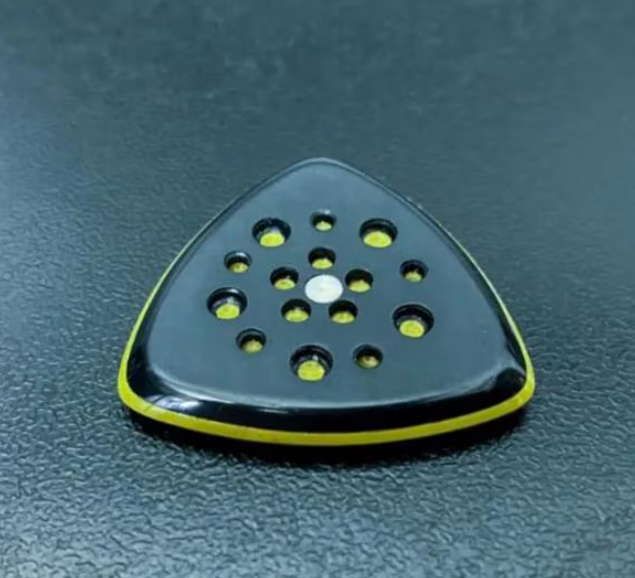 Modern Triangle Guitar Pick – Torlon, Peek, Glow-in-the-Dark Core