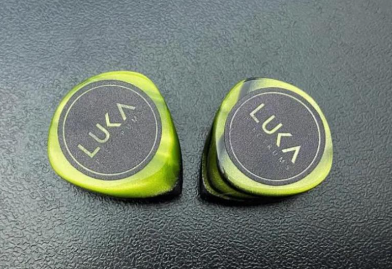 Jazz Guitar Pick – Kirinite with UHMWPE, PEEK, Amber Ultem or Torlon Core