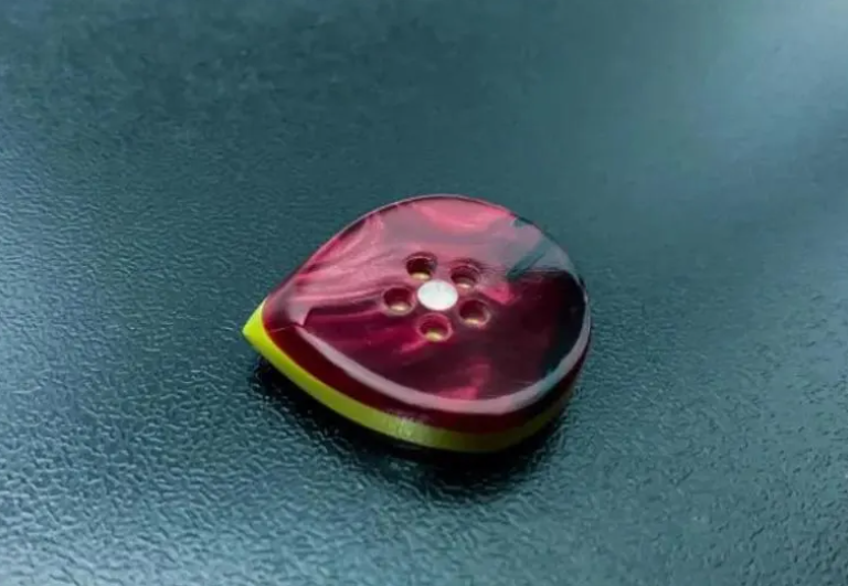 Modern Button Jazz Guitar Pick – Kirinite Torlon Hybrid Plectrum