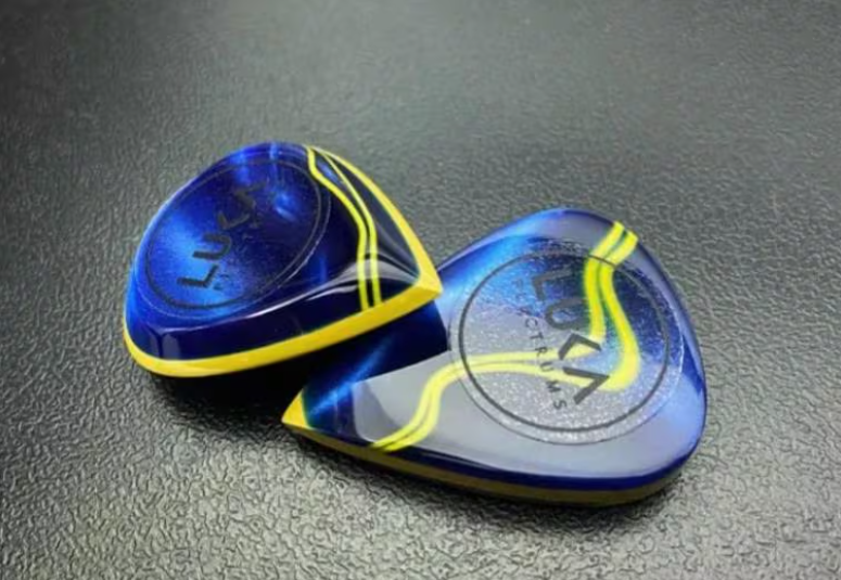 Artistic Guitar Pick: Jazz or Teardrop Shape, Torlon & Kirinite, 8 Colors