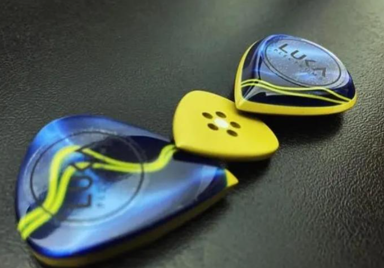 Artistic Guitar Pick: Jazz or Teardrop Shape, Torlon & Kirinite, 8 Colors