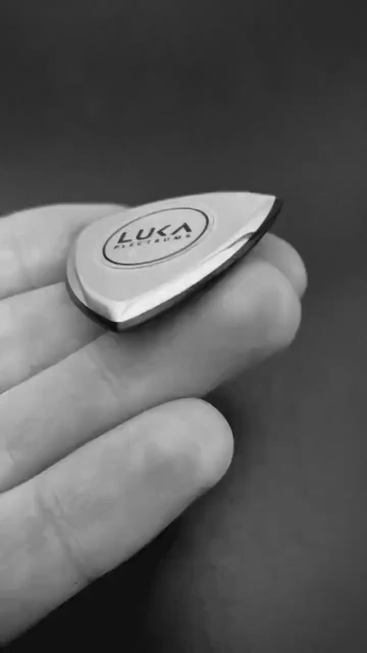 High-Tech Aluminum Guitar Pick – PEEK/TORLON/UHMWPE Material Options
