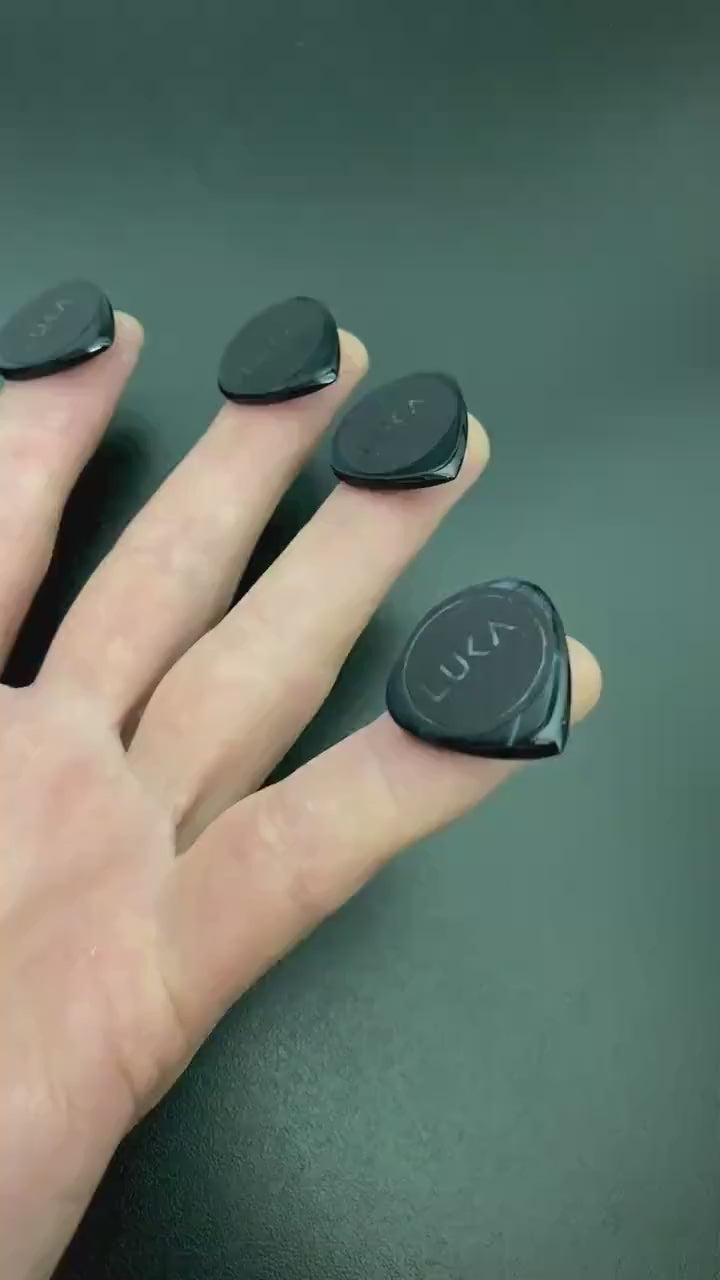 Handmade Kirinite Jazz Guitar Pick – Multi-Color Acrylic Plectrum