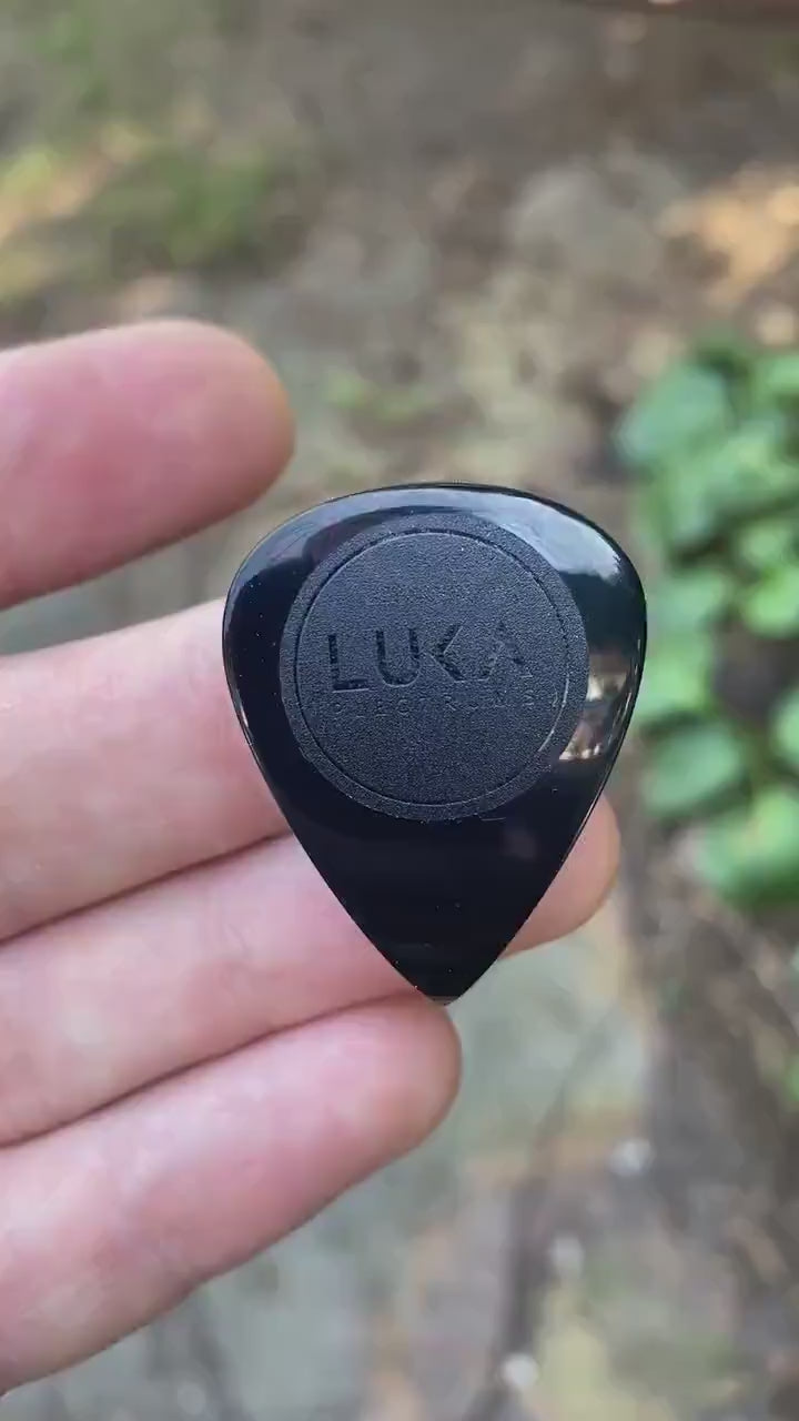 Layered Peek Ultem Guitar Pick – Teardrop Shape